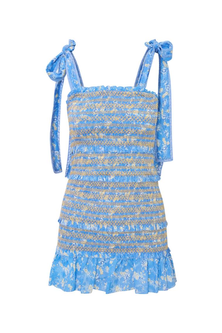 Belle Re-Edition Cotton Floral Mini Dress Product Image