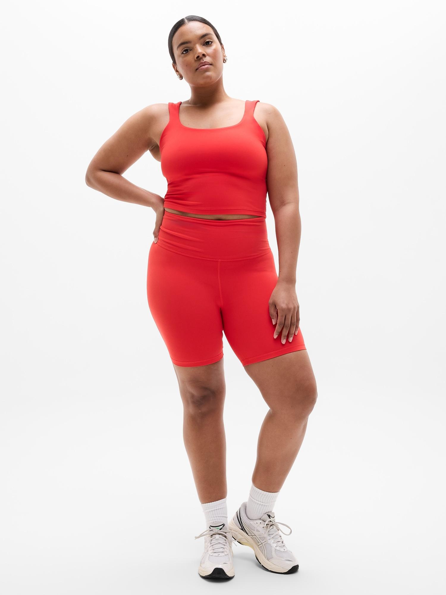 Transcend Square Neck Crop Sports Bra D-DD Product Image