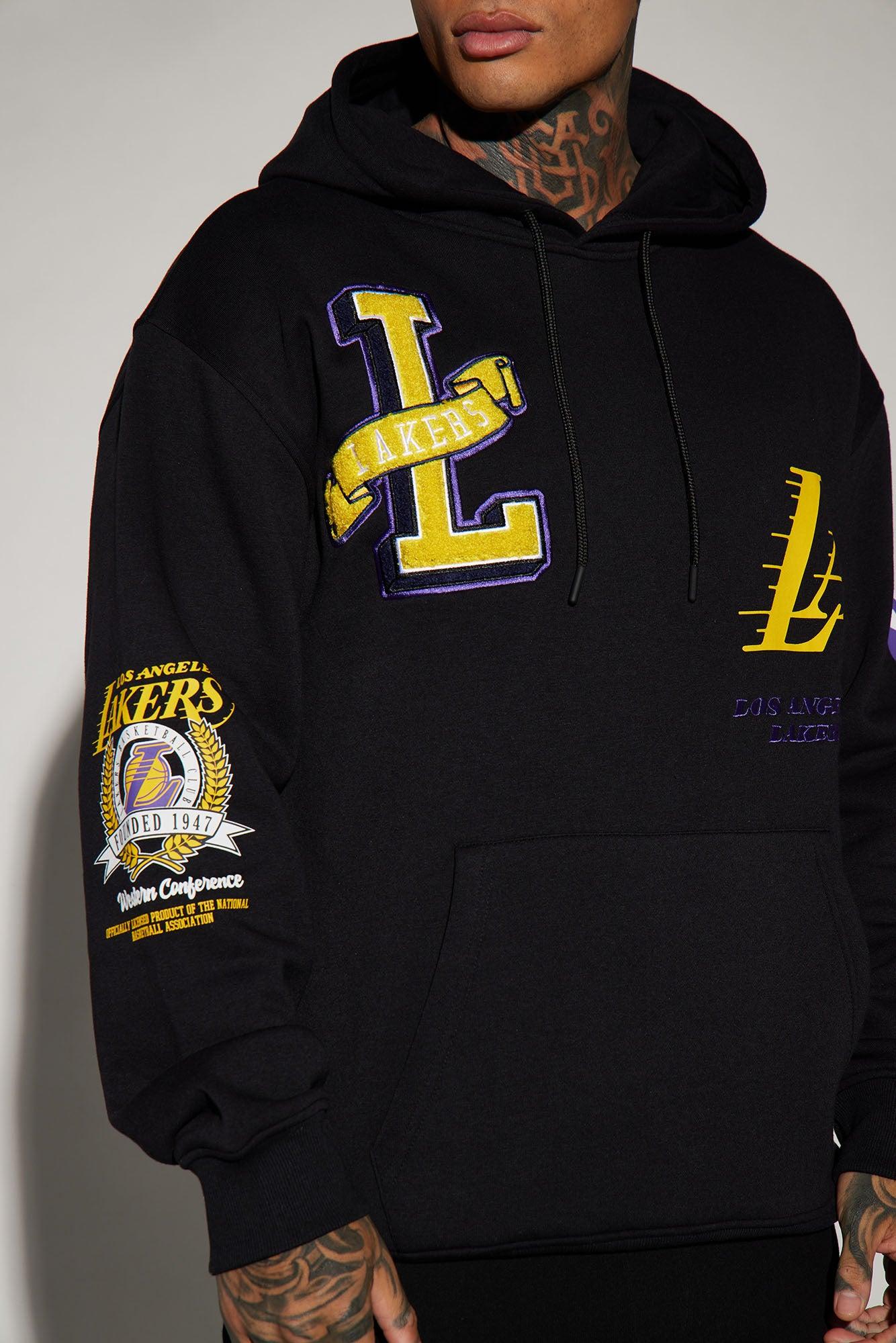 Lakers Campus Hoodie - Black Male Product Image