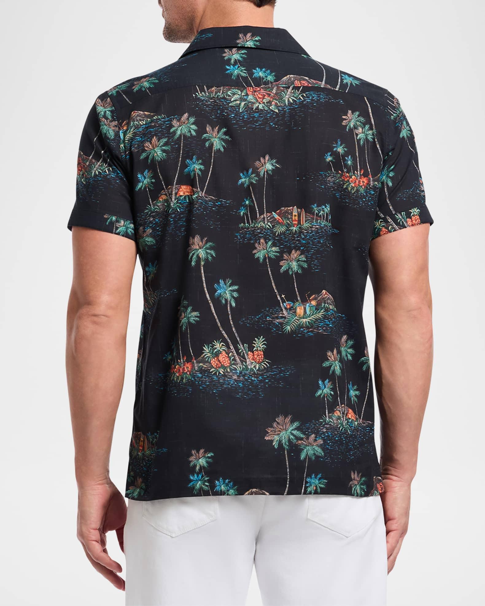 Mens Kauai Abstract Cotton Shirt Product Image