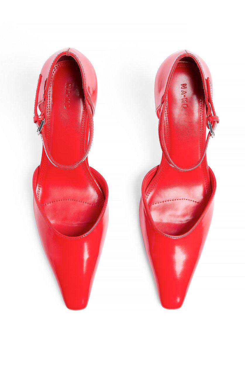 Slim Toe Ankle Strap Pumps Product Image