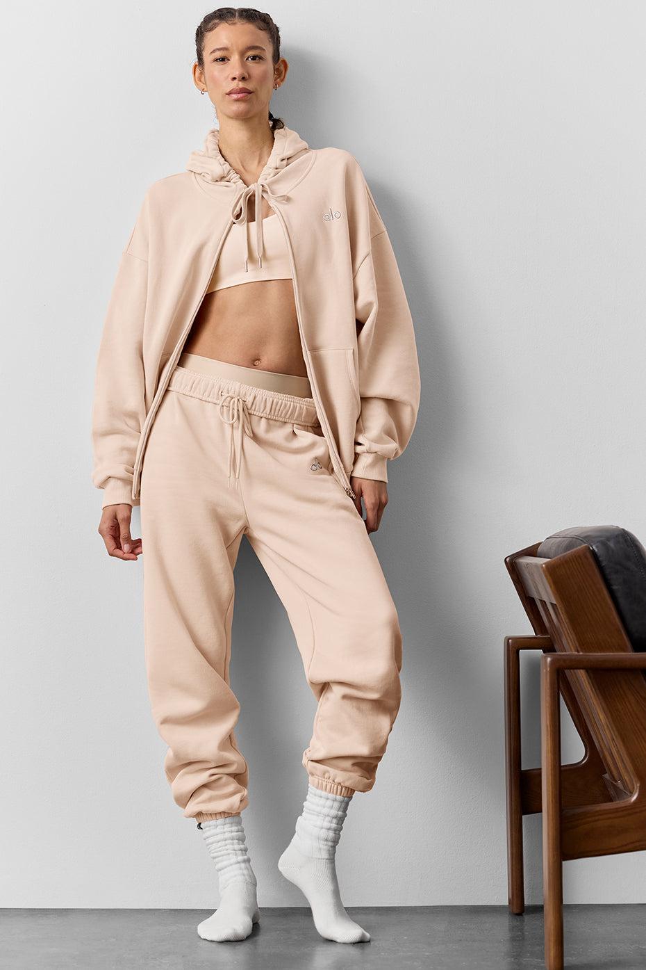 Accolade Full Zip Hoodie - Macadamia Female Product Image