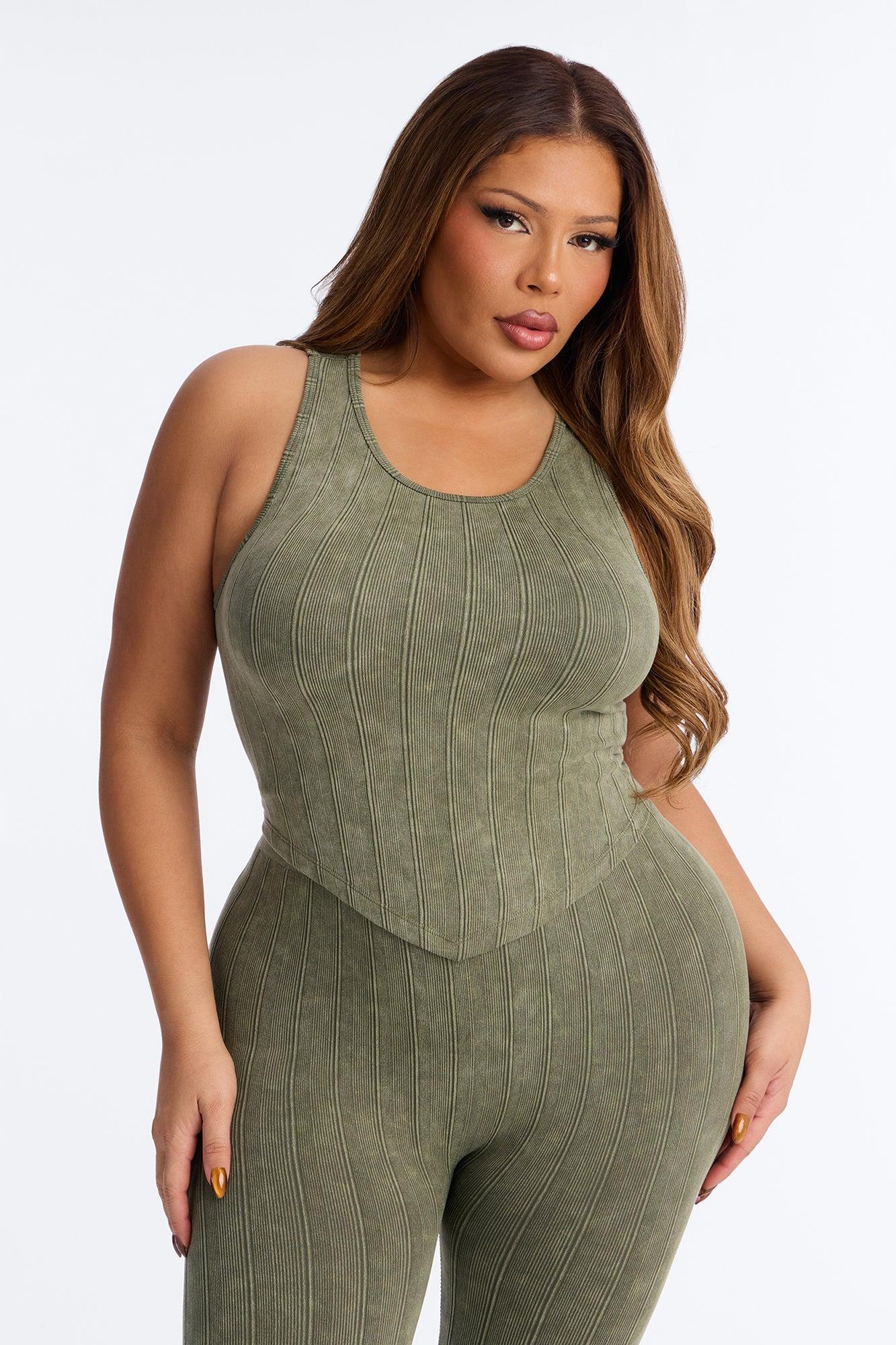 Easy Days Seamless Legging Set - Olive Female Product Image
