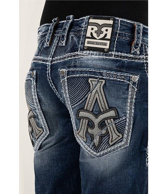 Rock Revival Edmund Straight-Leg #double;A#double; American Pride Jeans Product Image