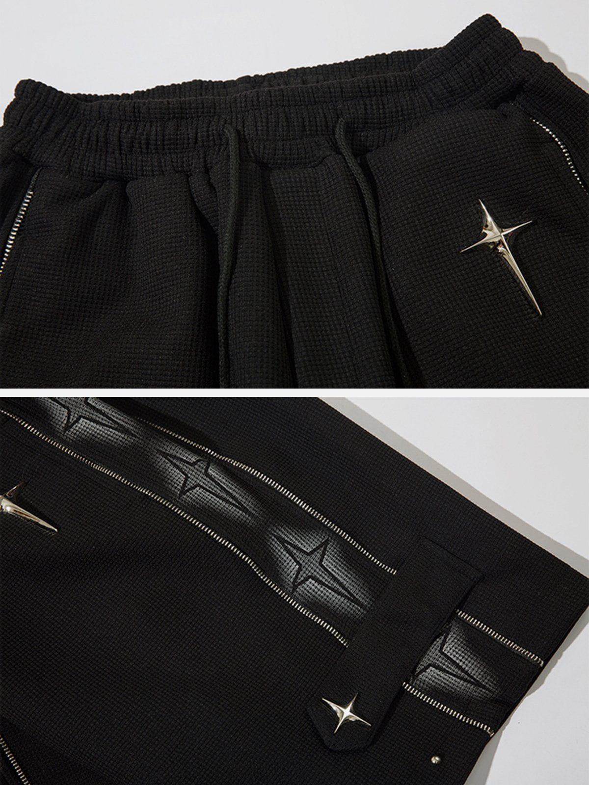 Aelfric Eden Star Zip Up Shorts Product Image