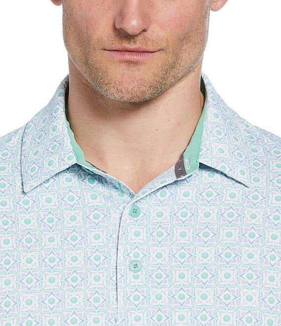 Callaway Foulard Print Performance Stretch Short Sleeve Polo Shirt Product Image