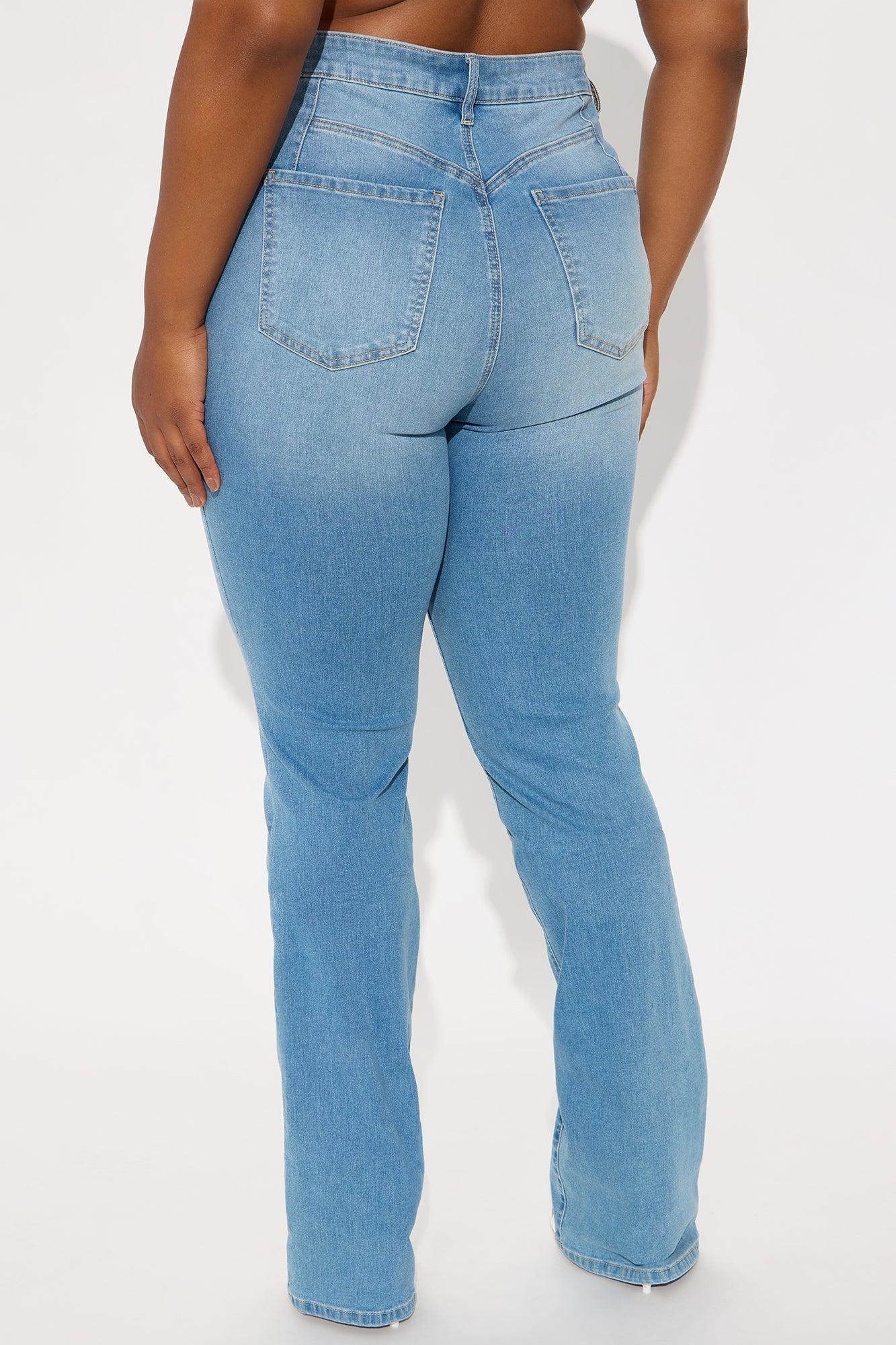 Tall Houston Curvy Stretch Bootcut Jean - Medium Wash Product Image