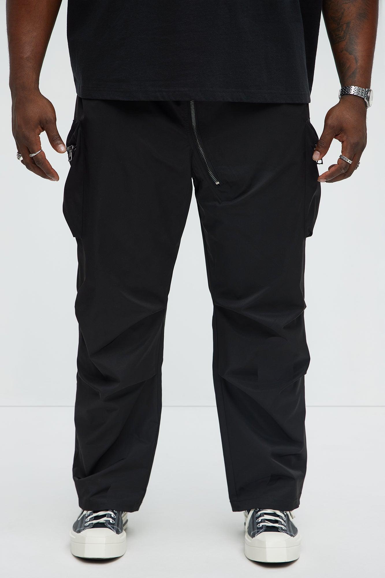 Kai Tech Straight Cargo Pants - Black Product Image