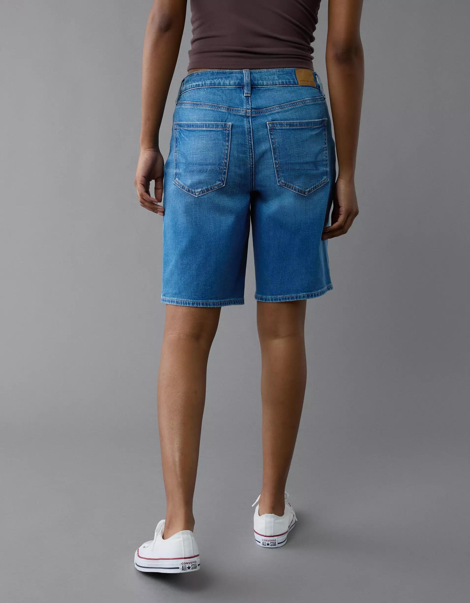 AE 11" Dreamy Drape Stretch High-Waisted Jort Product Image