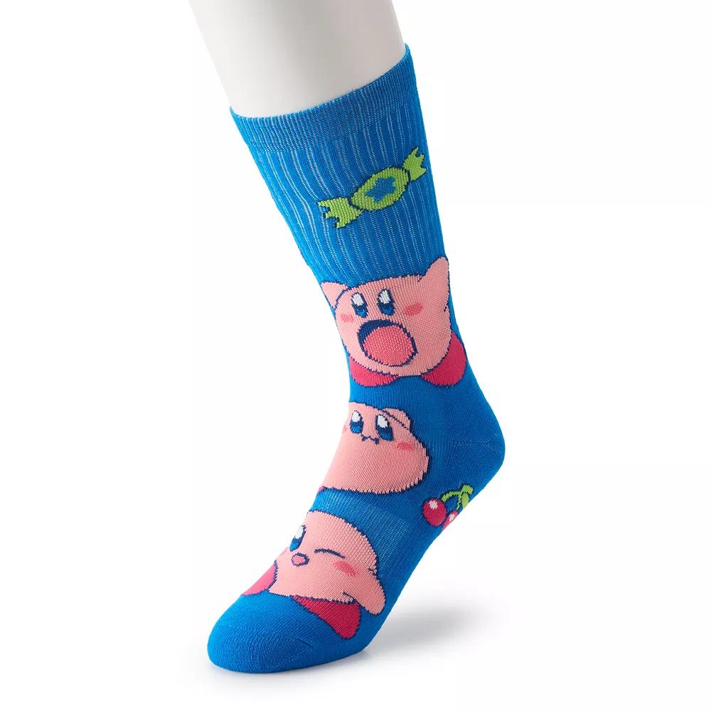 Men's Novelty Crew Socks, Kirby Product Image
