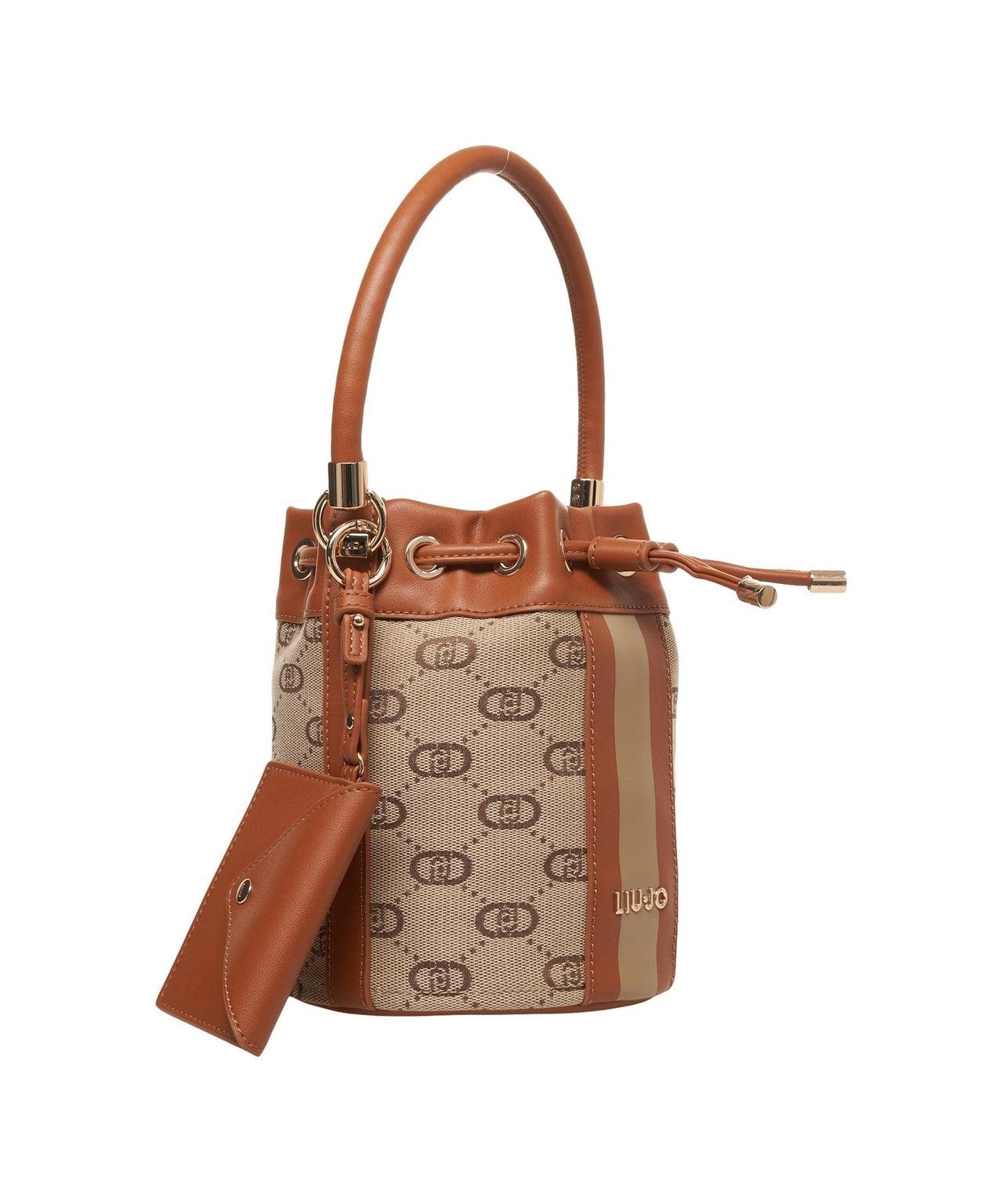 Bucket bag in jacquard Product Image