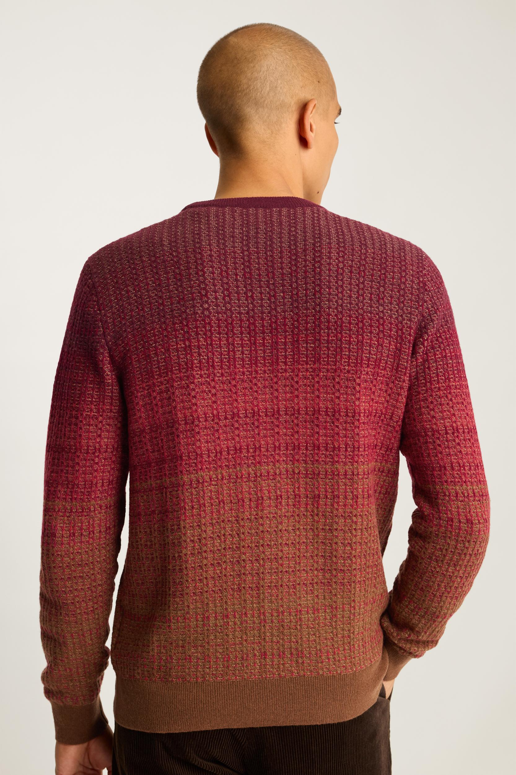 Ombre Crew Neck Sweater Product Image