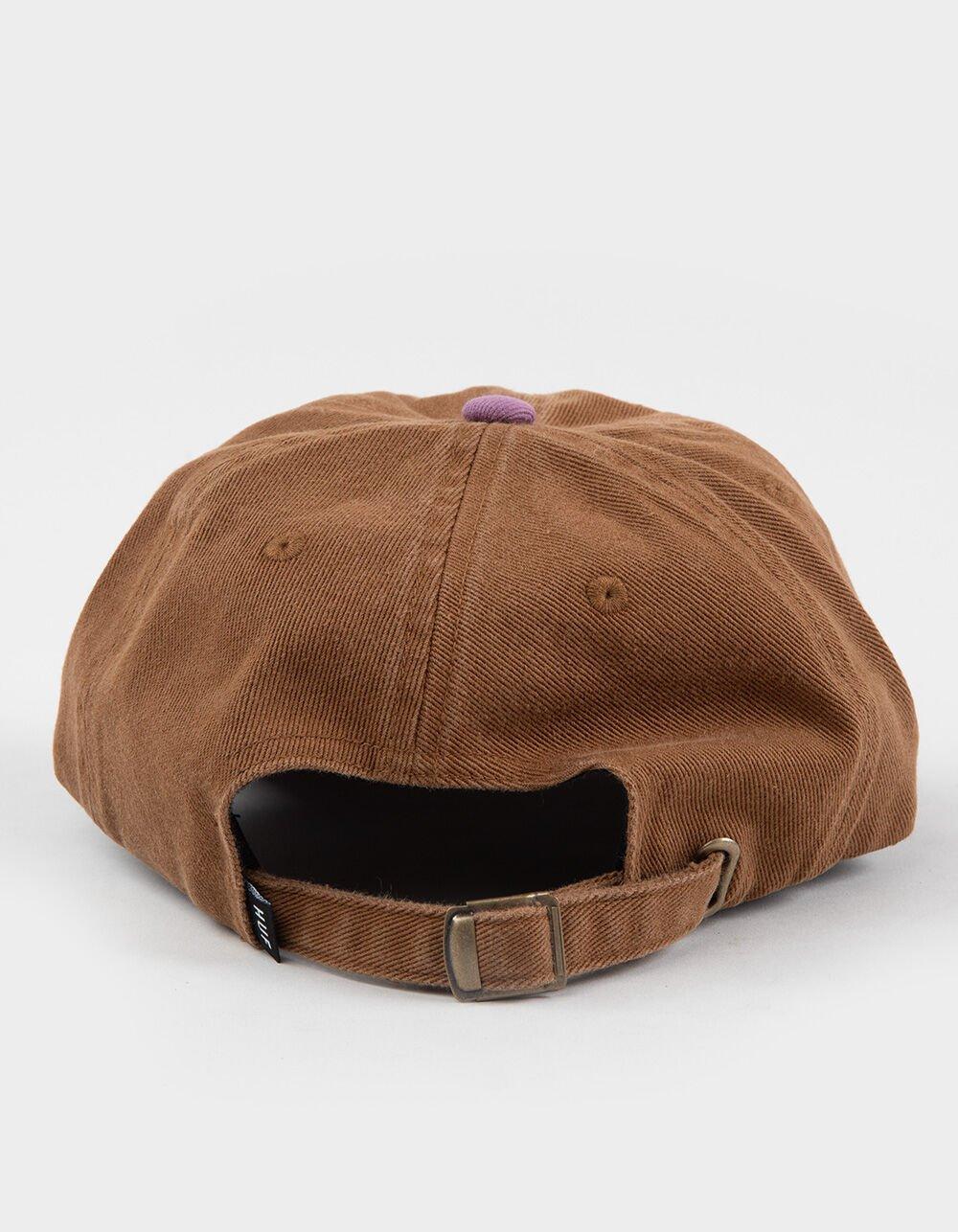HUF Big Block Washed 6 Panel Strapback Hat - BROWN COMBO Product Image