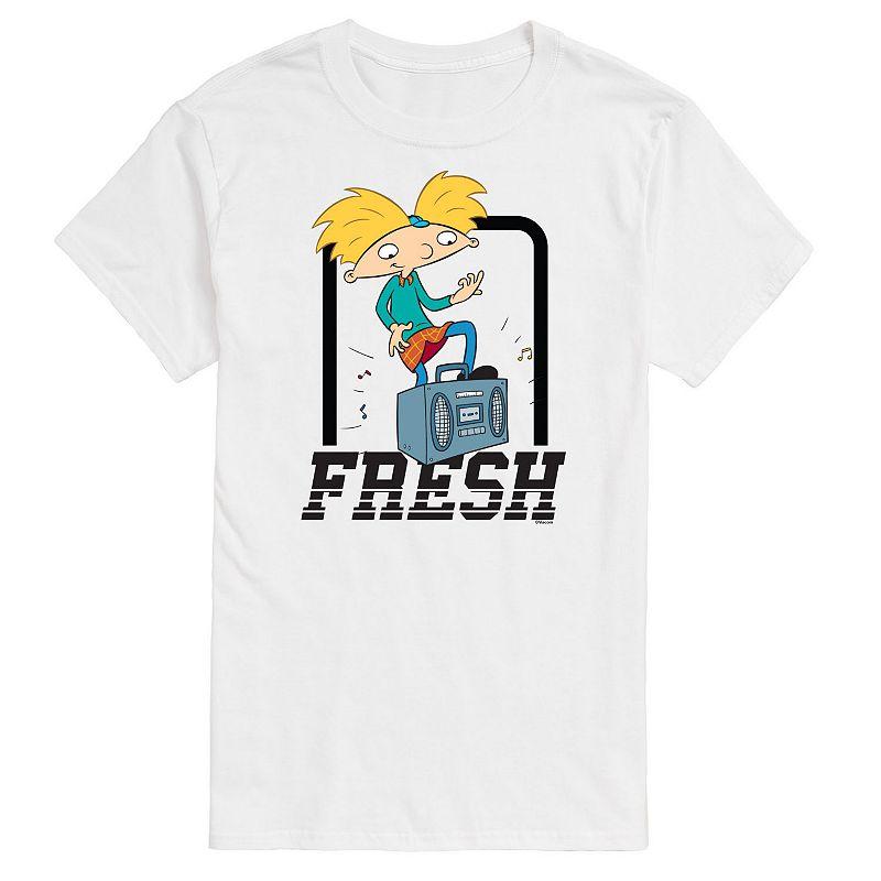 Big & Tall Hey Arnold! "Fresh" Boombox Graphic Tee, Men's,  Product Image