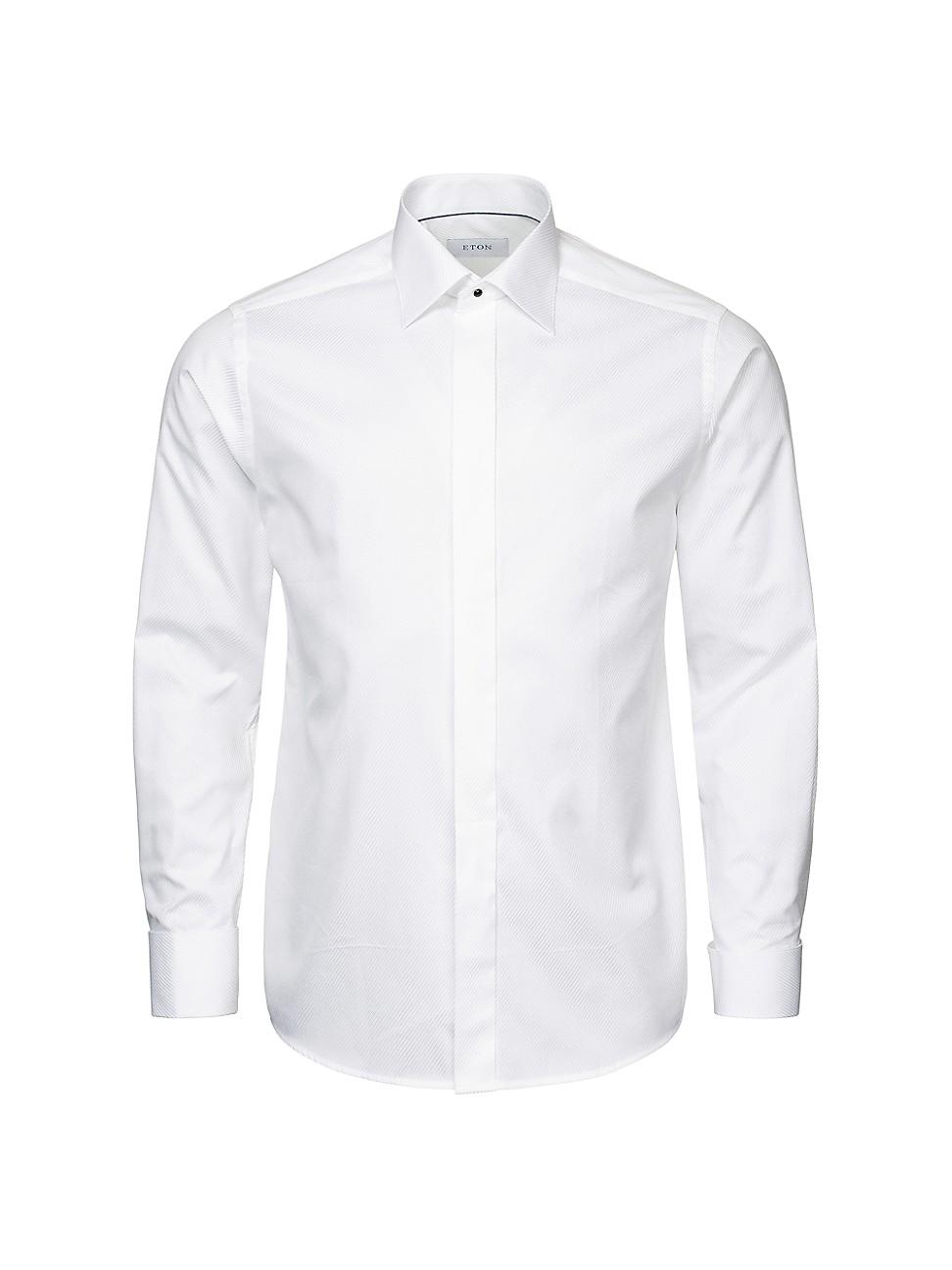 Mens Slim Fit Twill Dobby Evening Shirt Product Image