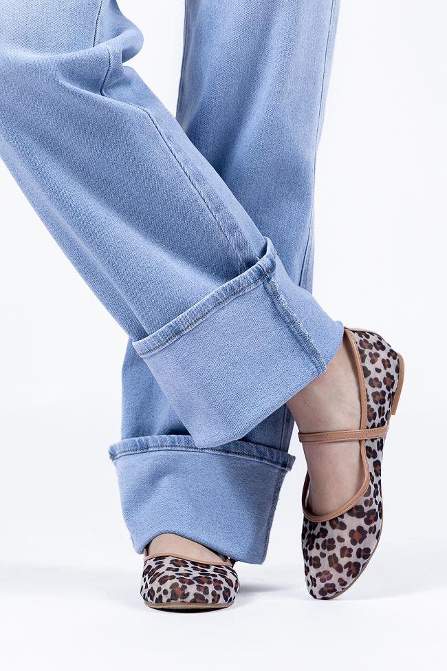 Camila Light Wash Wide Leg Cuffed Jeans FINAL SALE Product Image