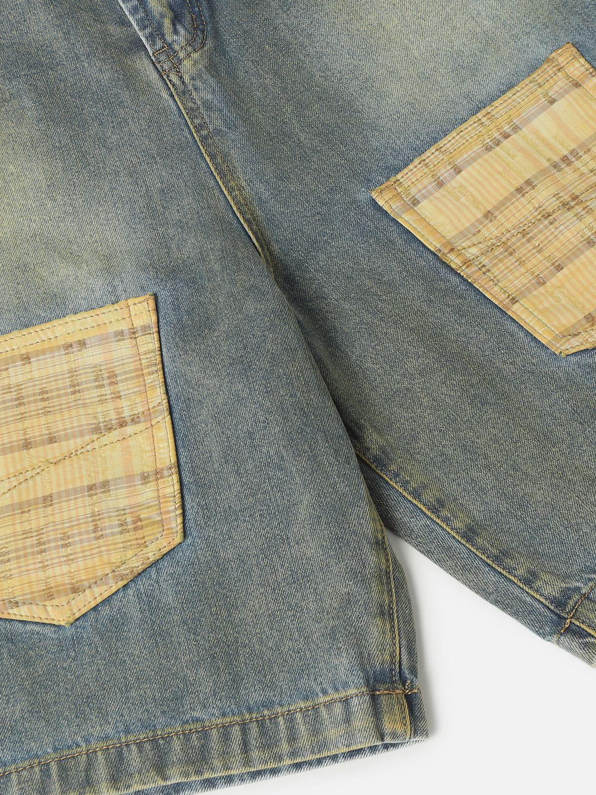 Aelfric Eden Vintage Plaid Pockets Jorts Product Image