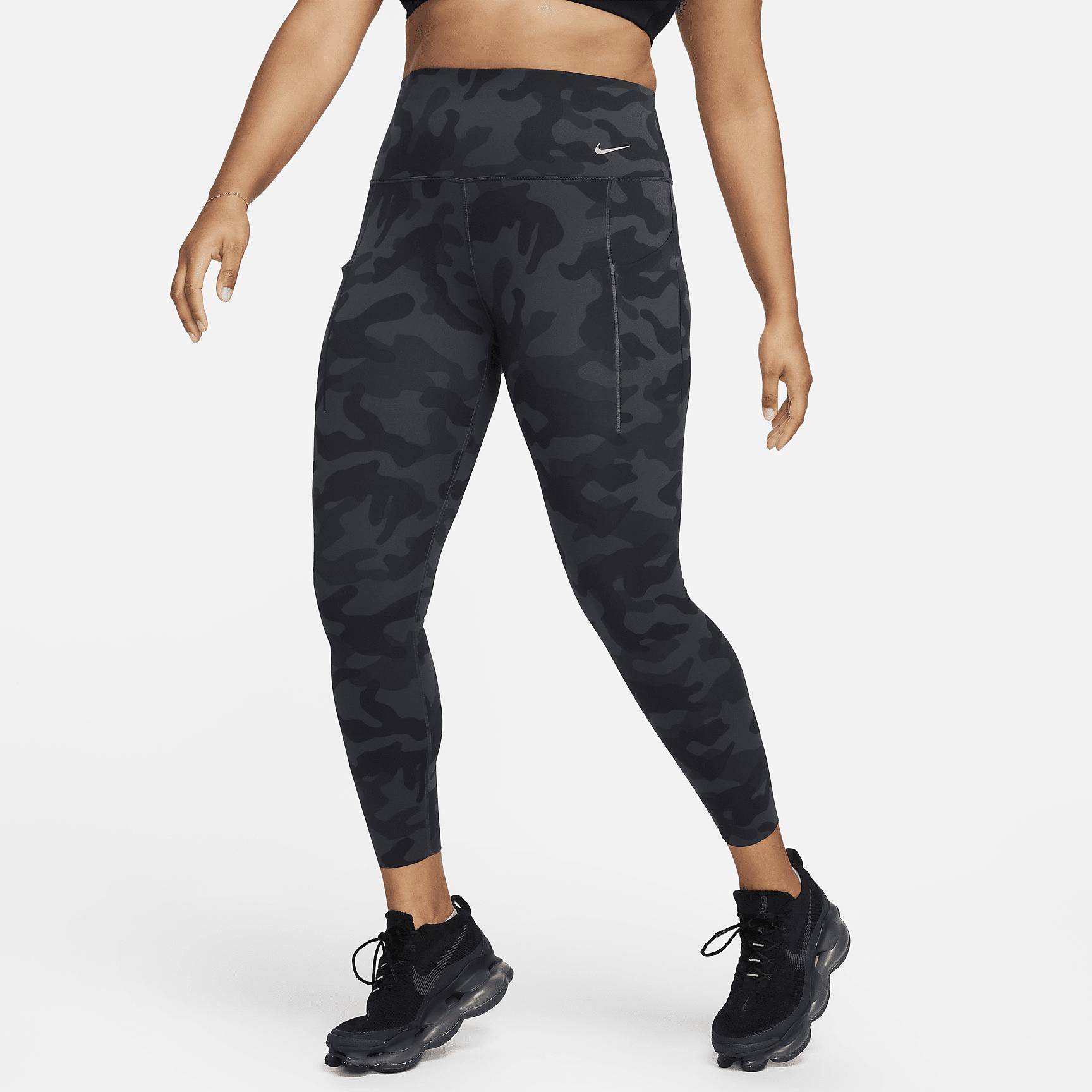 Nike Universa Women's High-Waisted 7/8 Camo Leggings with Pockets Product Image