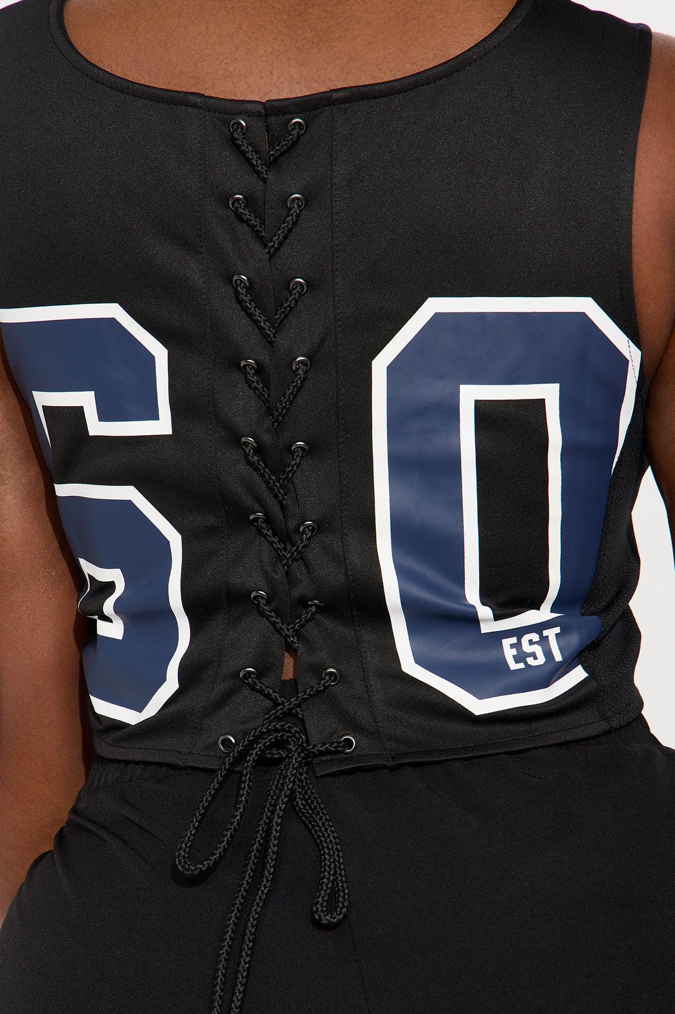 Dallas Cowboys Halftime Show Corset Top - Navy Product Image