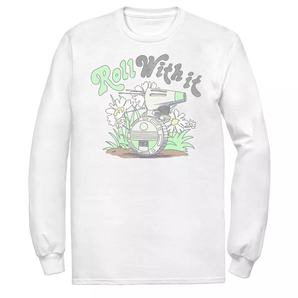 Men's Star Wars The Rise of Skywalker D-0 Roll With It Long Sleeve Graphic Tee,  Product Image