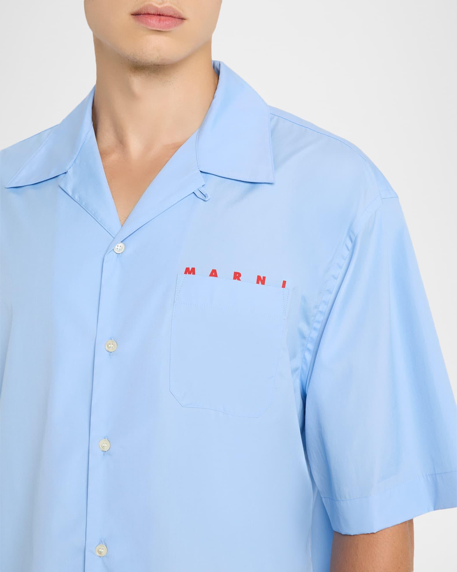 Men's Poplin Camp Shirt Product Image