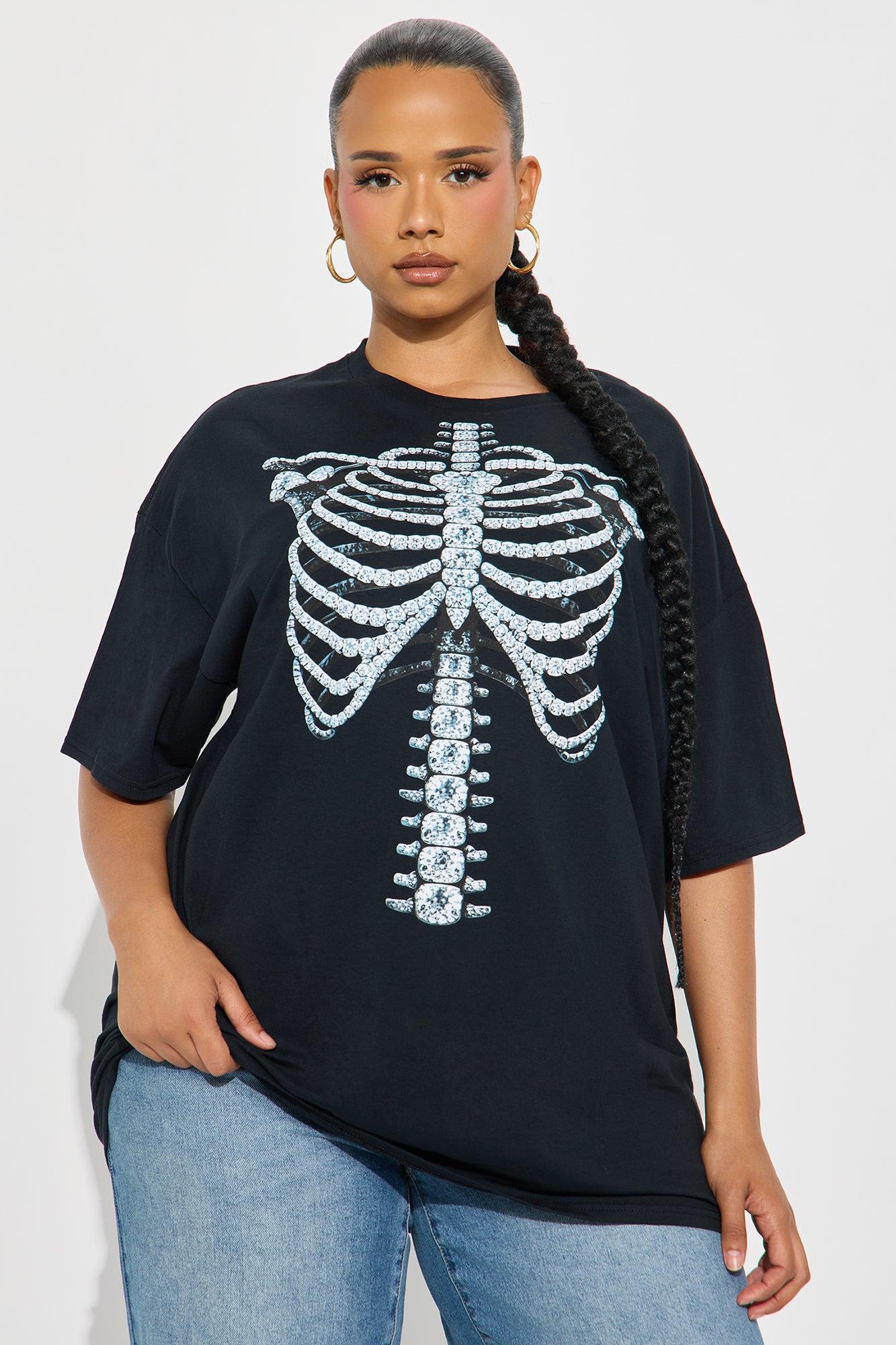 Bare Bones Tee  - Black Female Product Image