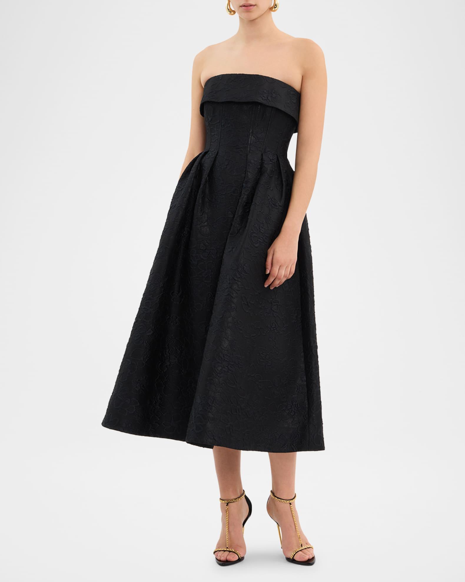 Esther Strapless Midi Dress Product Image