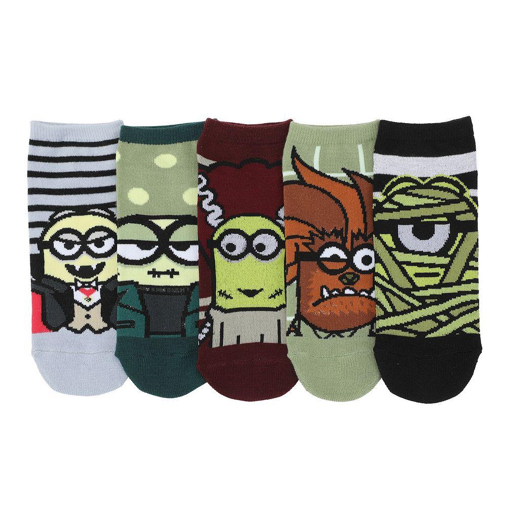 Womens Despicable Me Minions Ankle Socks 5-Pack Product Image