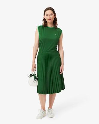 Women's Sleeveless Pleated Dress Product Image