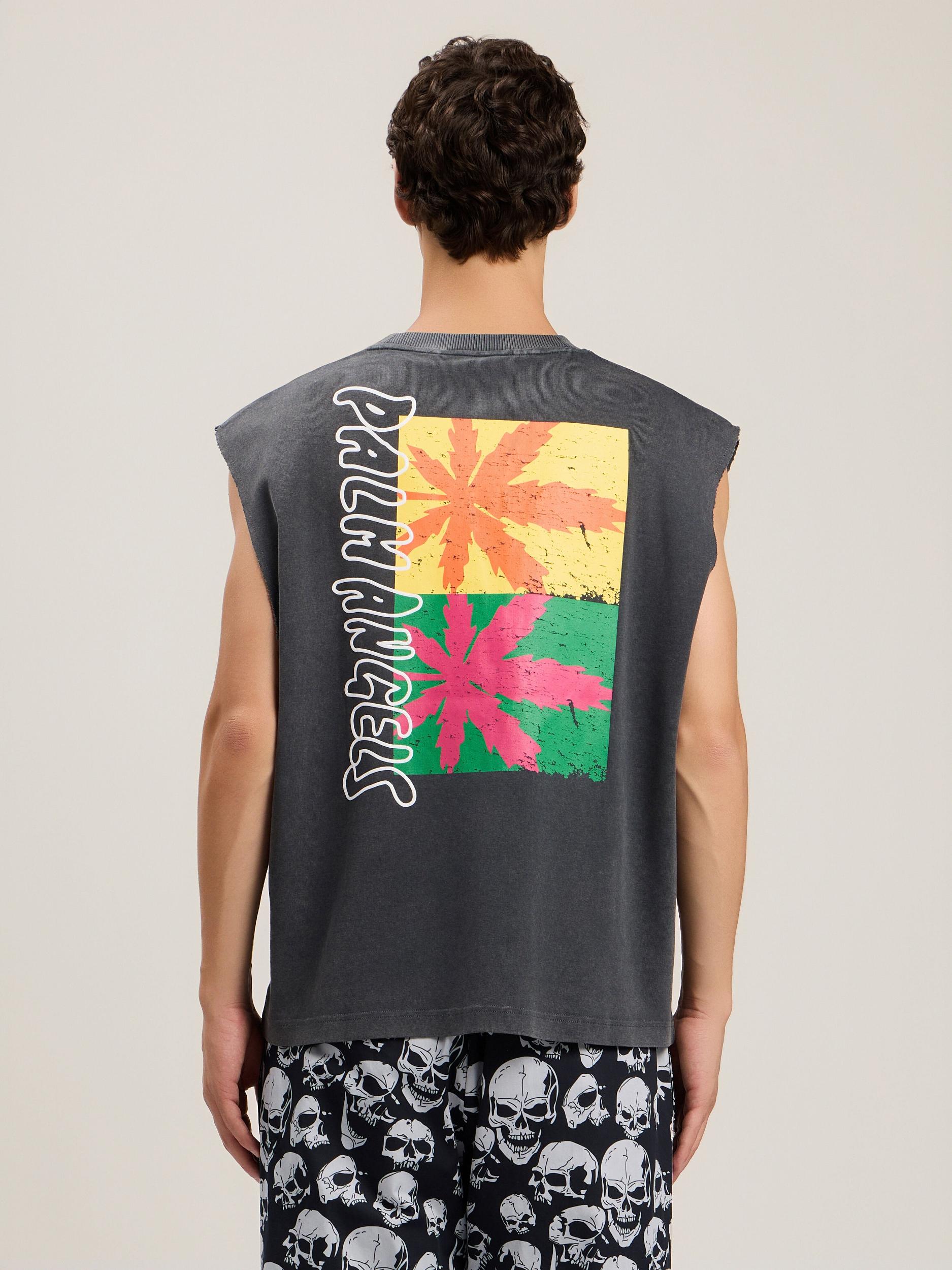 Palm Leaf Distressed Tank Product Image