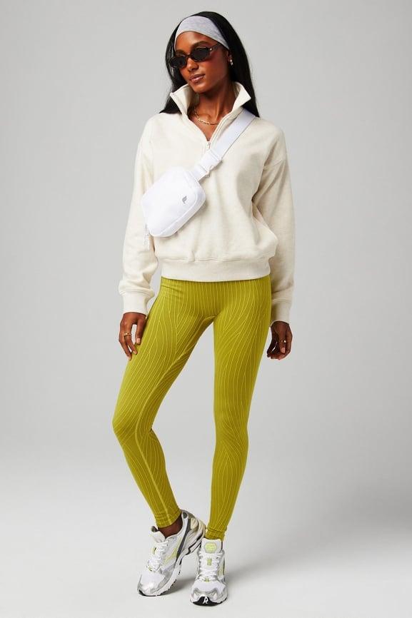 Cozy Fleece Half Zip Sweatshirt Product Image