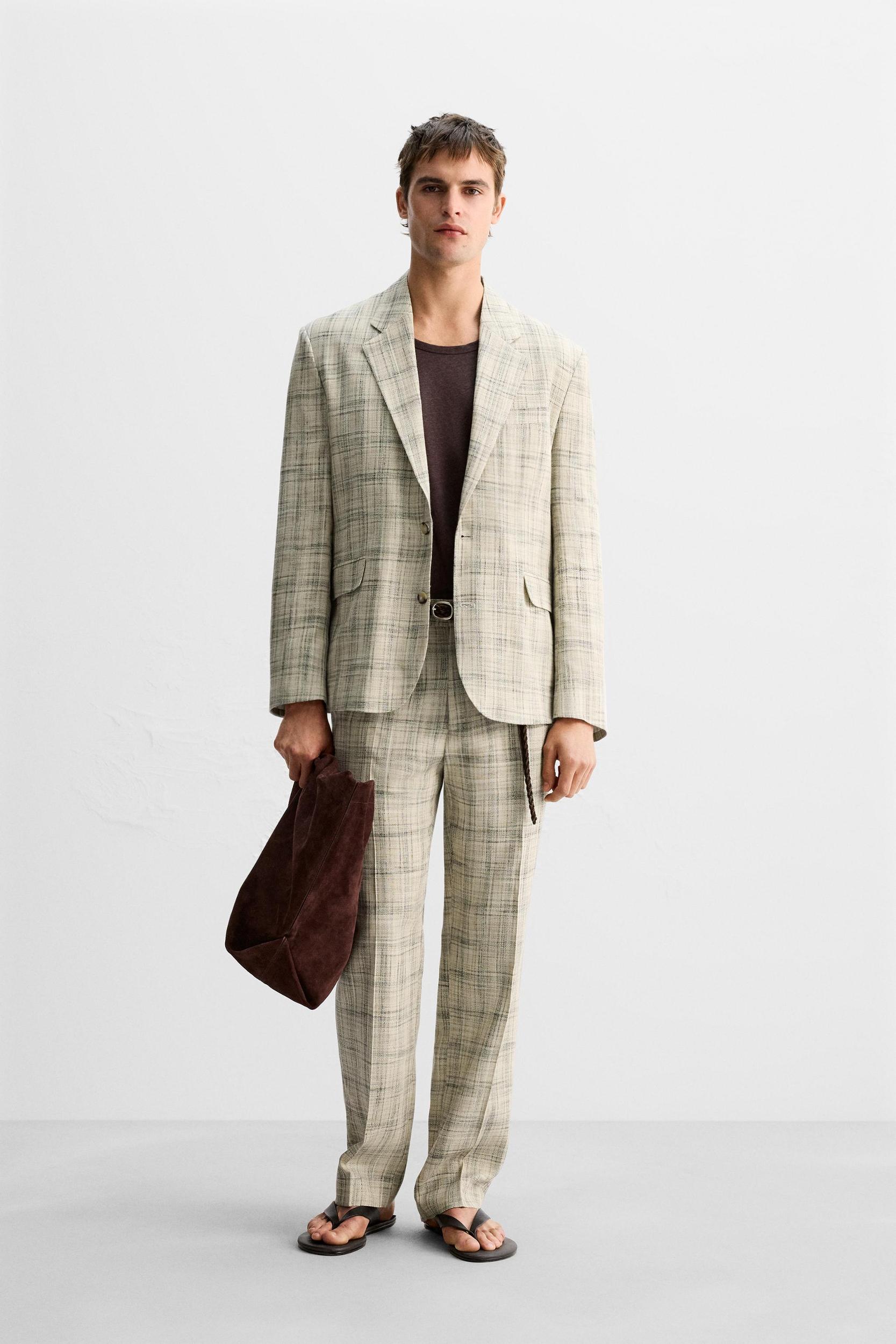 LIMITED EDITION PLAID SUIT BLAZER Product Image