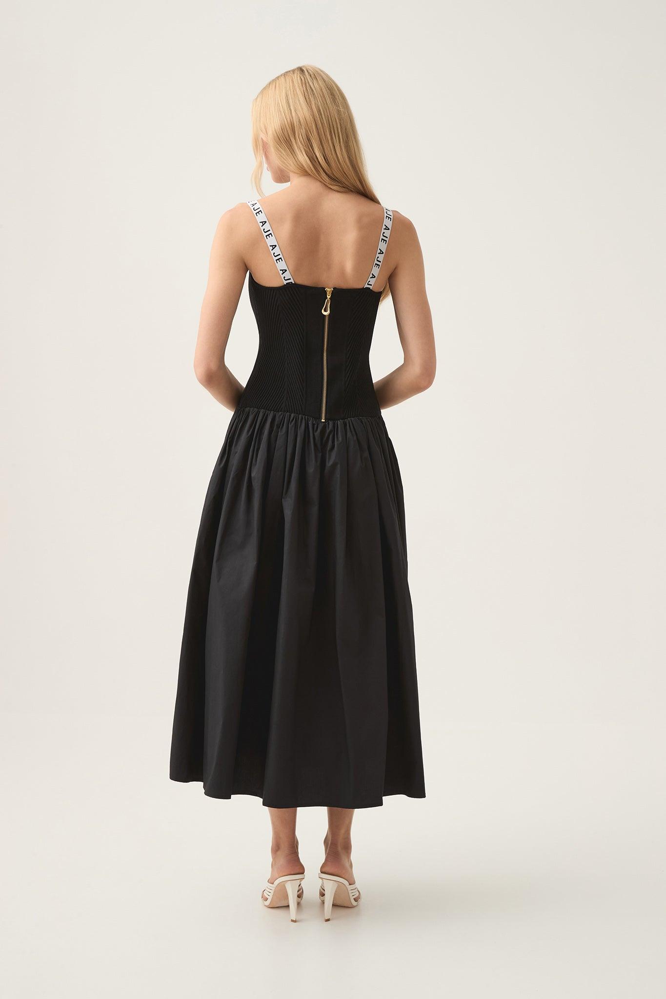 Aura Denim Mini Dress Product Image