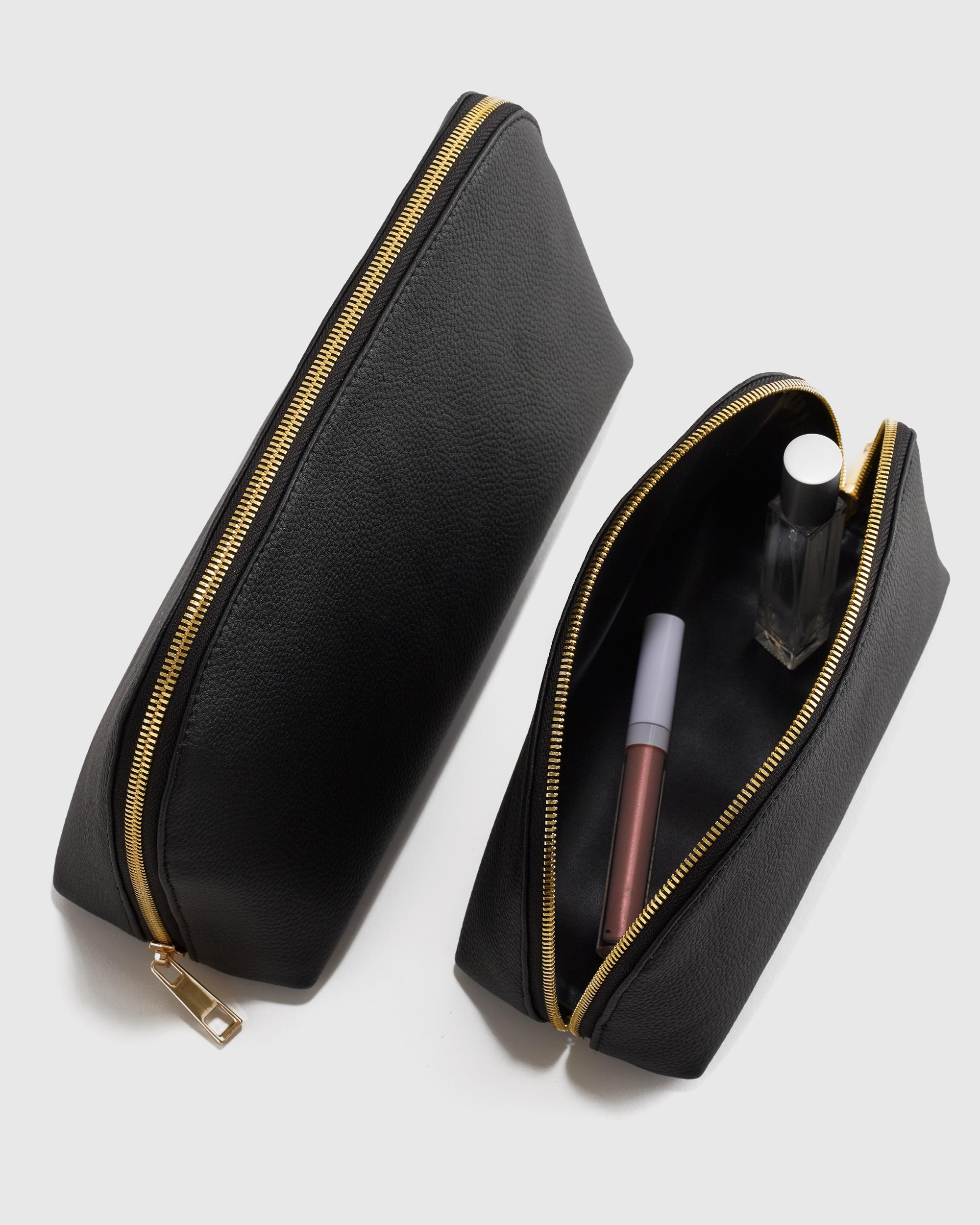 Quince | Women's Italian Leather Pouch Travel Set Product Image