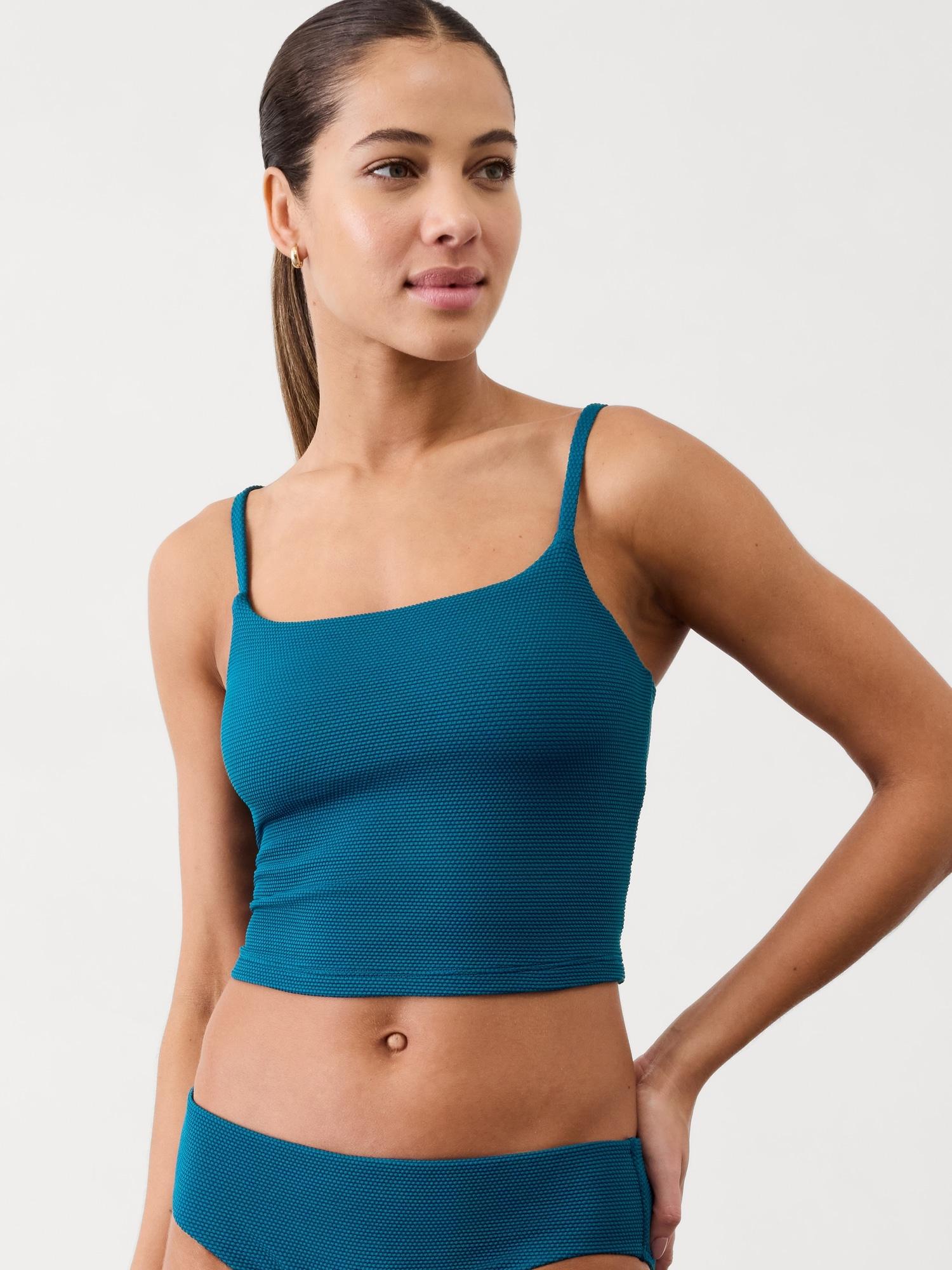 Scoop Crop Pique Tankini A-C Product Image