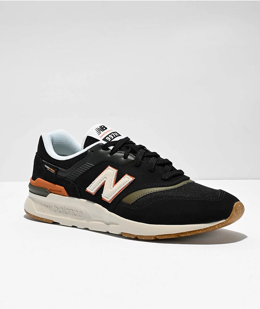 New Balance 997H Black & Cayenne Shoes  Product Image