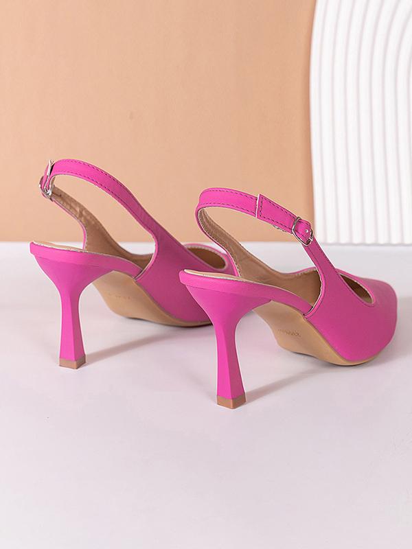 Belt Buckle Pointed-Toe Pumps Sandals Slider Sandals Sling Shoes Product Image