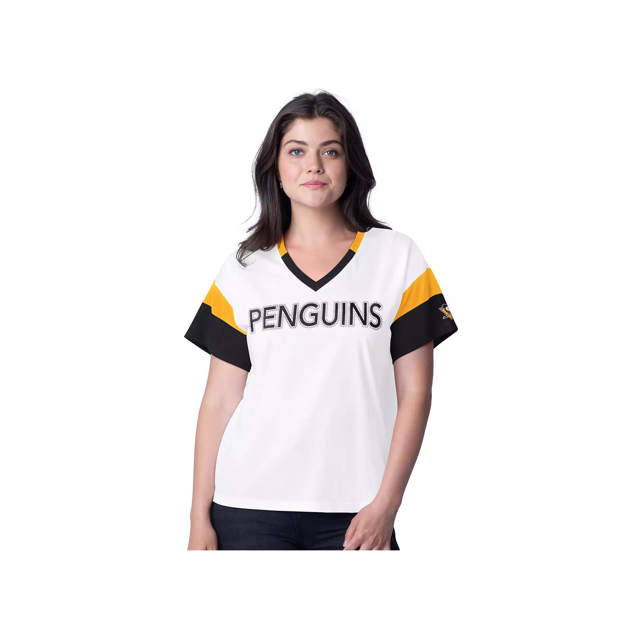 Women's G-III 4Her by Carl Banks White Pittsburgh Penguins Rink Over Product Image