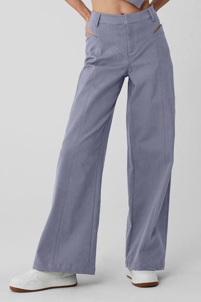 High-Waist Risk Taker Trouser - Fog Product Image