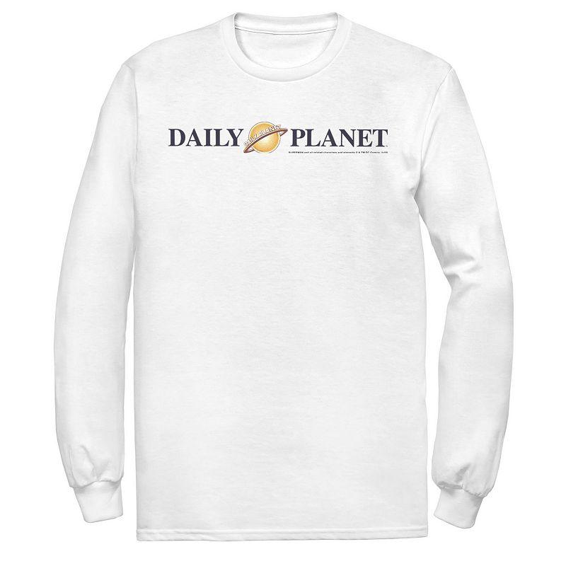 Men's DC Comics Superman Daily Planet Logo Long Sleeve Graphic Tee,  Product Image