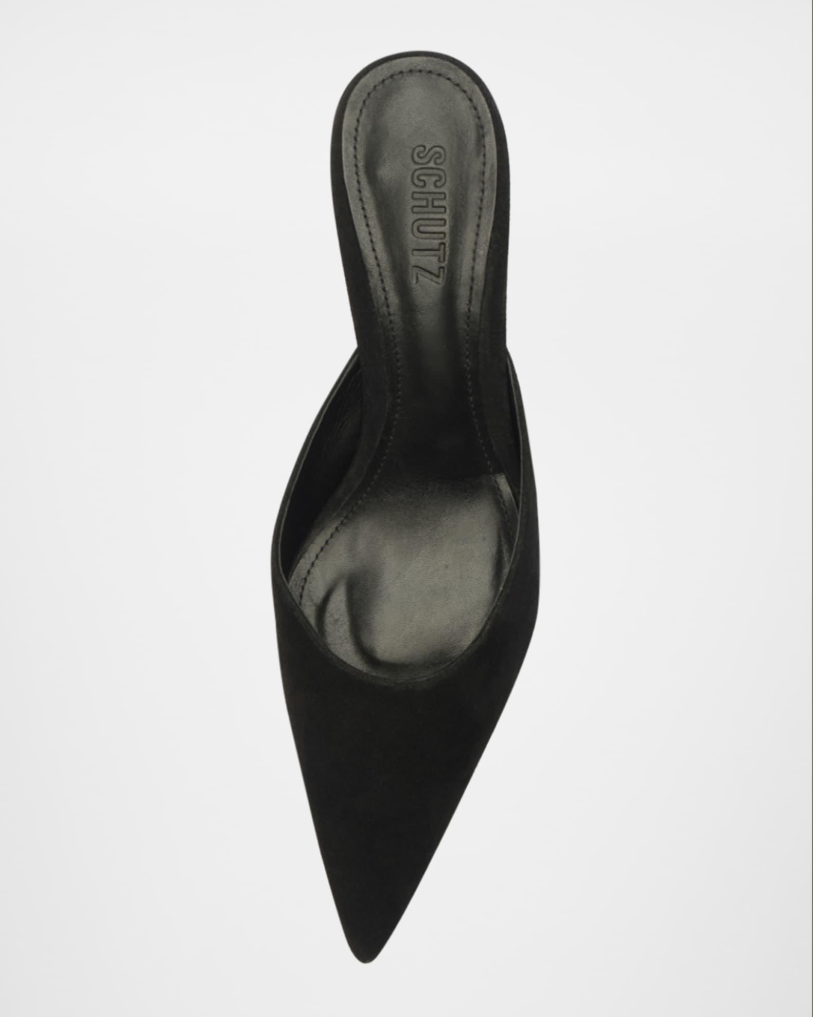 Julie Suede Mule Pumps Product Image