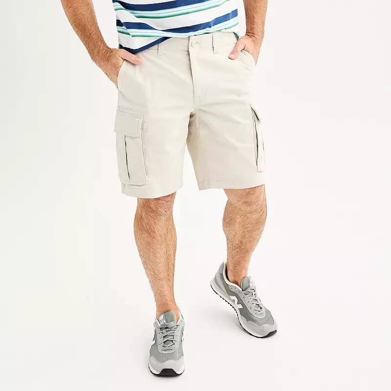Mens Sonoma Goods For Life 10 in. Flexwear Everyday Ripstop Cargo Shorts Brown Trap Product Image