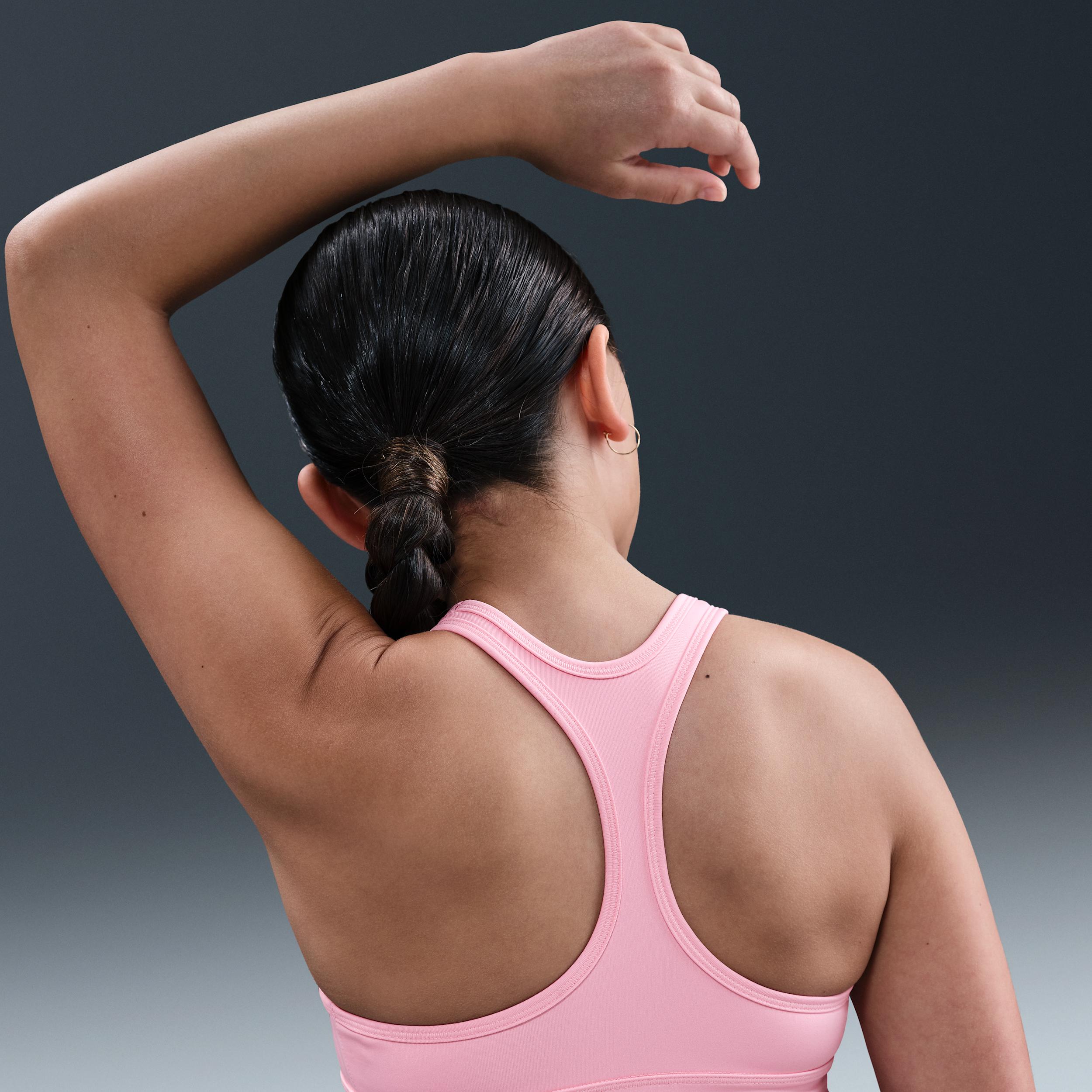 Nike Womens Swoosh Girls Sports Bra | FJ7161-690 Product Image