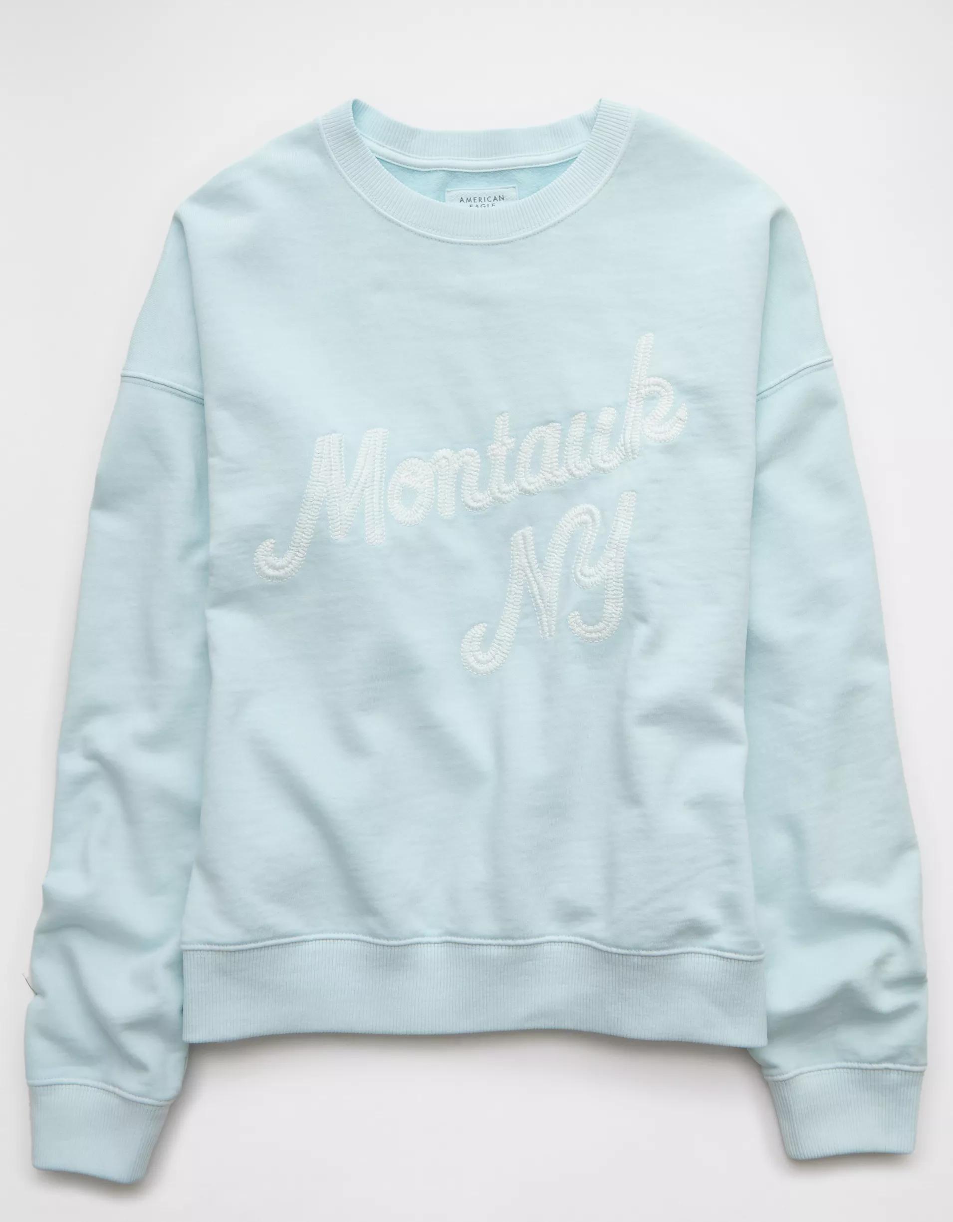 AE Relaxed Fit Destination Graphic Sweatshirt Product Image