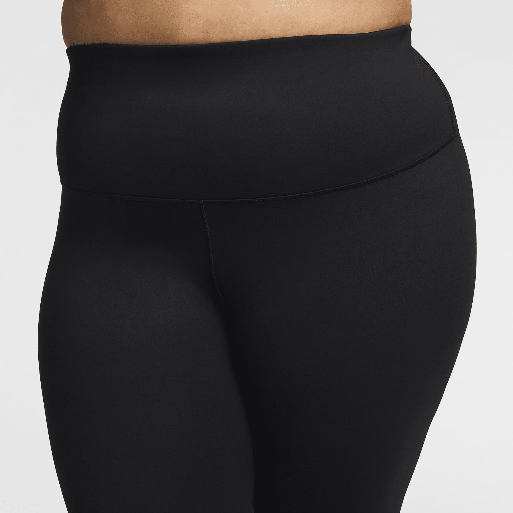 Nike Womens One High-Waisted Crop Leggings (Plus Size) | FN3238-010 Product Image