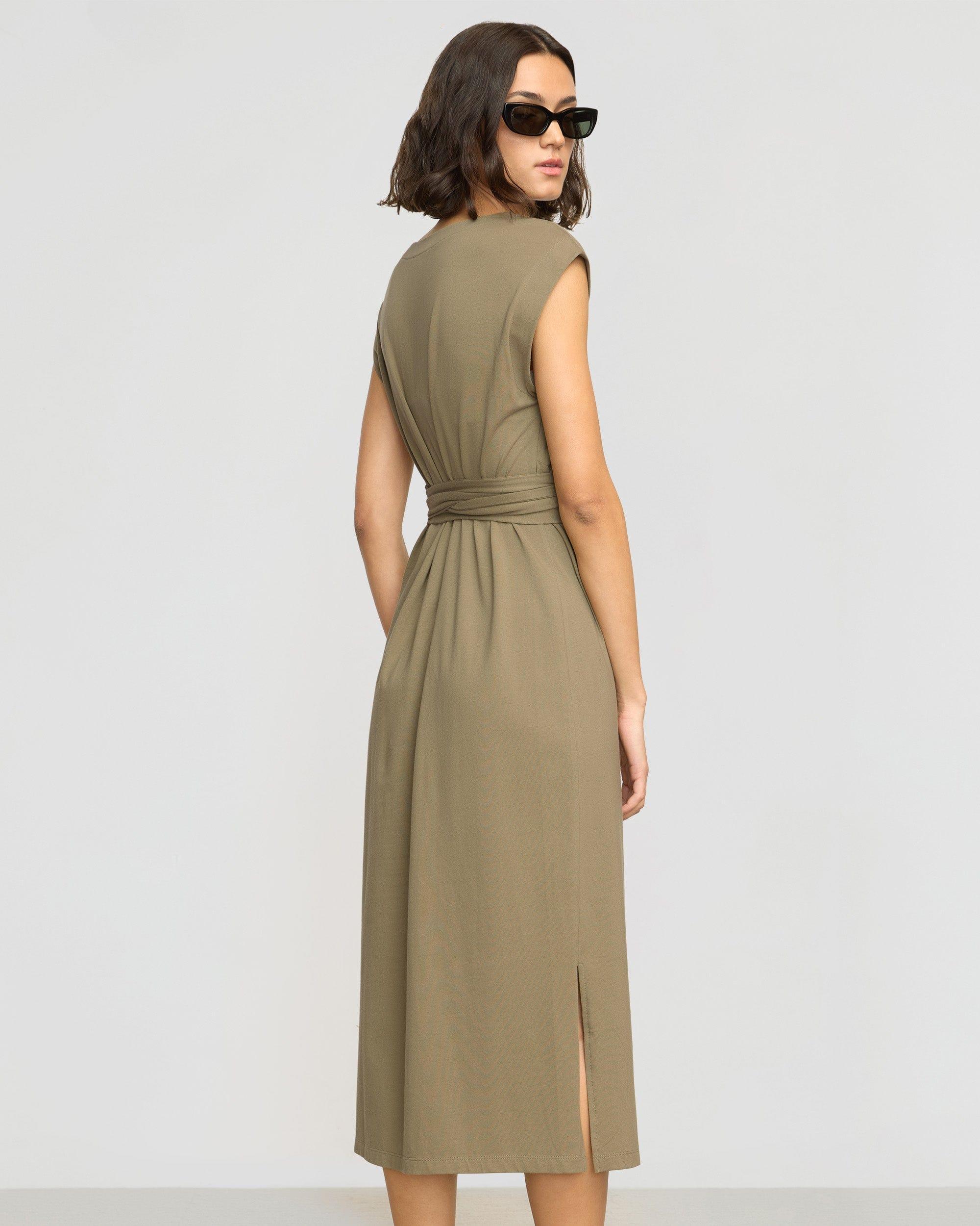 Fei Tie-Front Organic Cotton Dress Product Image