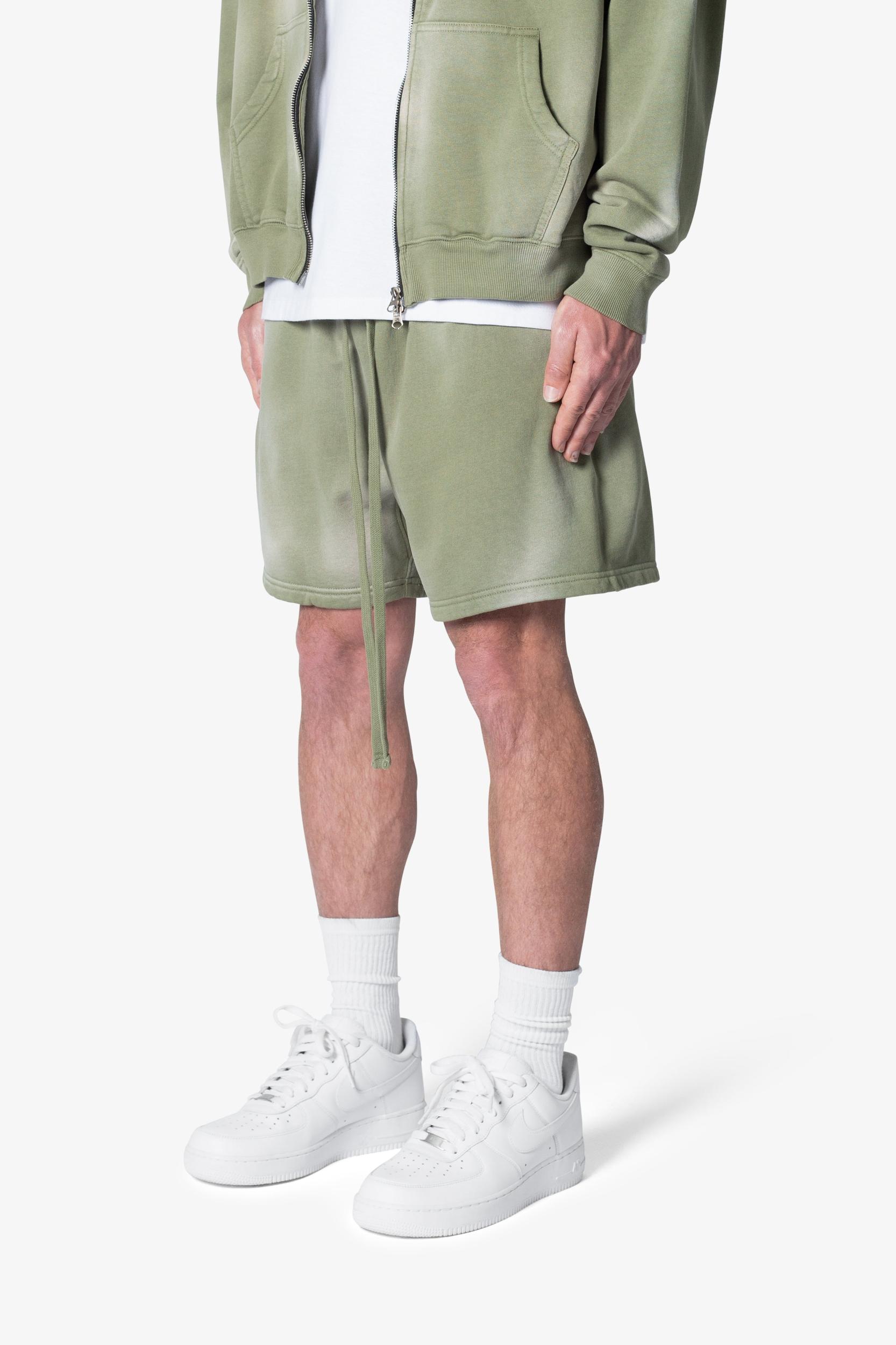Faded Every Day Sweatshorts - Washed Olive Product Image