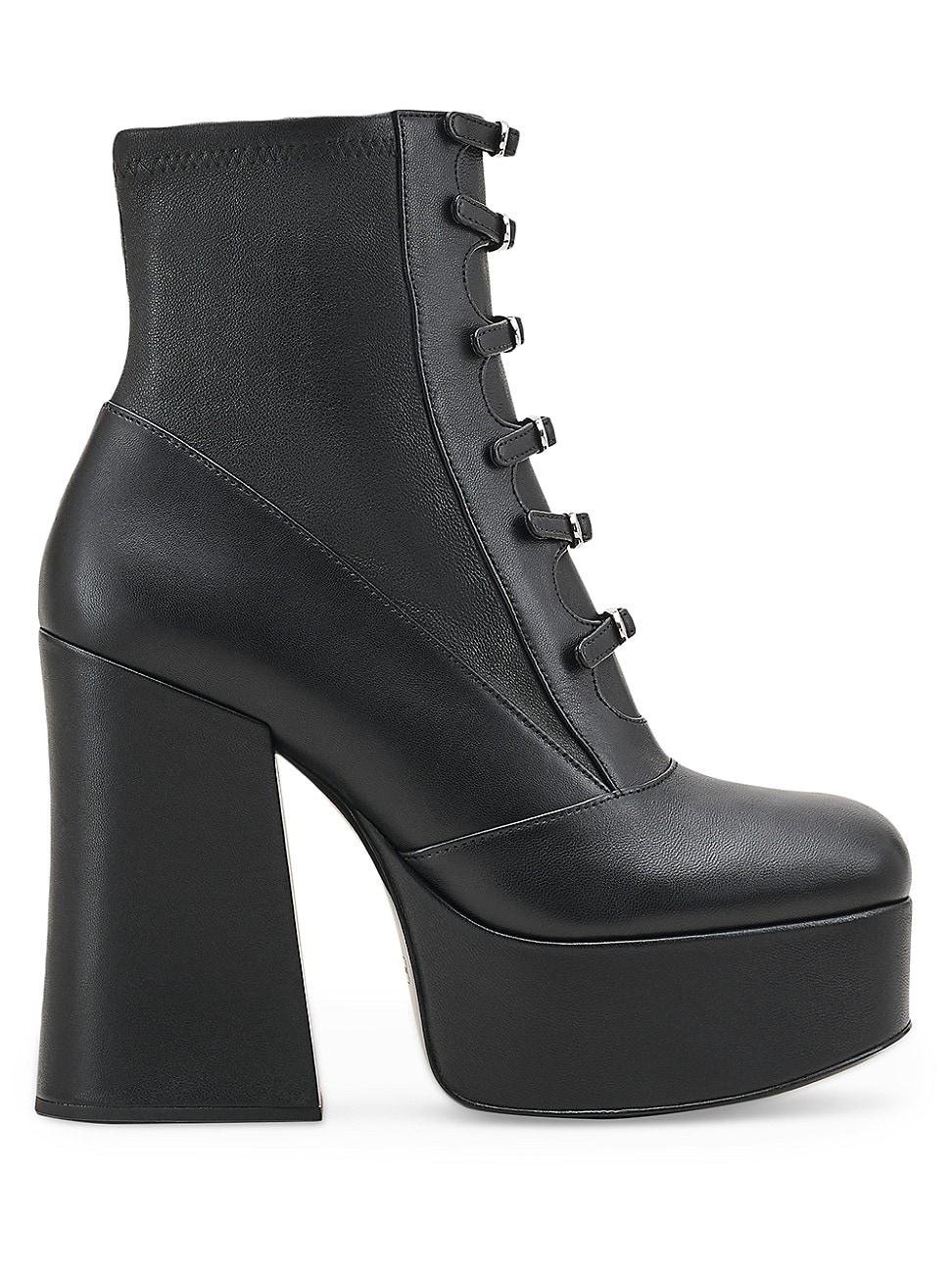 Womens The Kiki Stretch 125MM Leather Boots Product Image