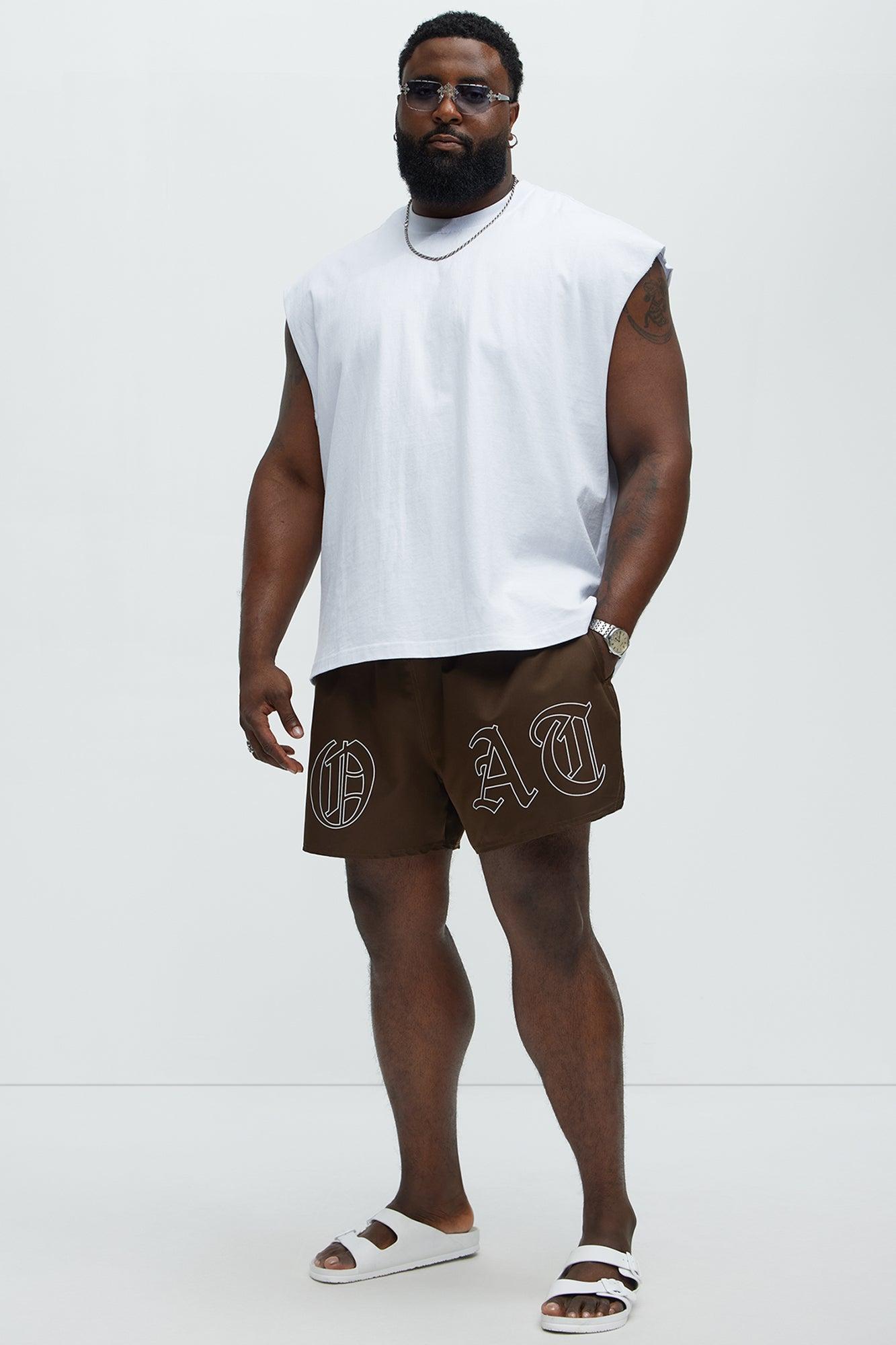 The Only GOAT Swim Mid Trunk - Brown Product Image