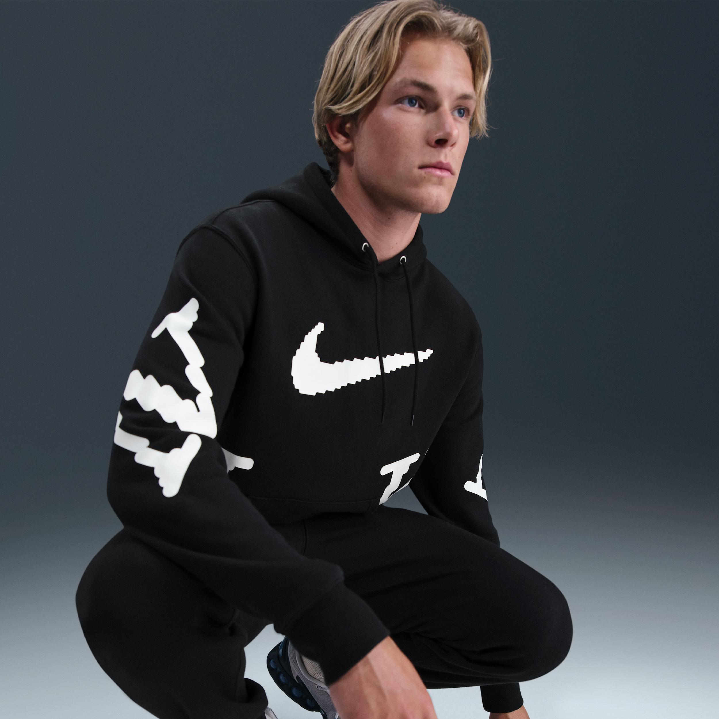Mens Nike Sportswear Club Fleece Hoodie | IH4258-010 Product Image